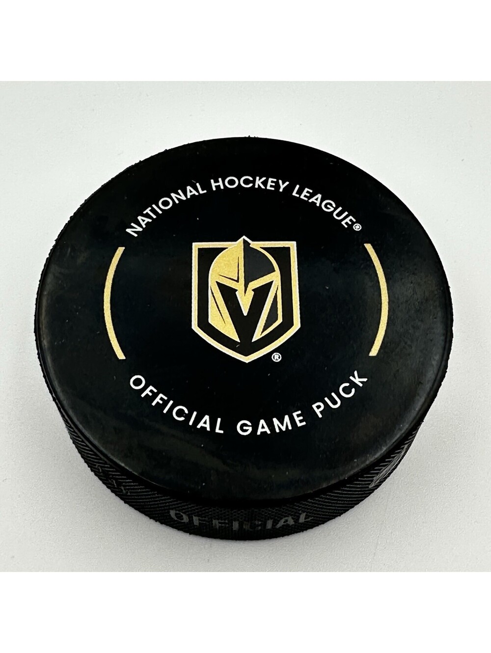 Official Vegas Golden Knights Basic Team Logo Collectors NHL Hockey Game Puck